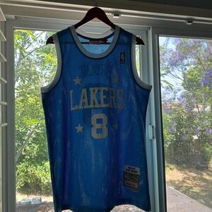 Mitchell & Ness Blue Lakers Jersey